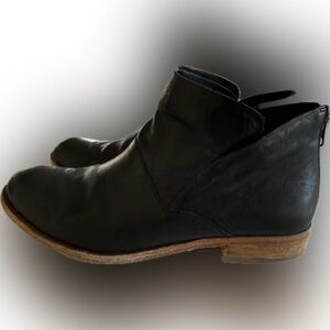 Women’s Kork-ease Black Leather Ryder Ankle Boots